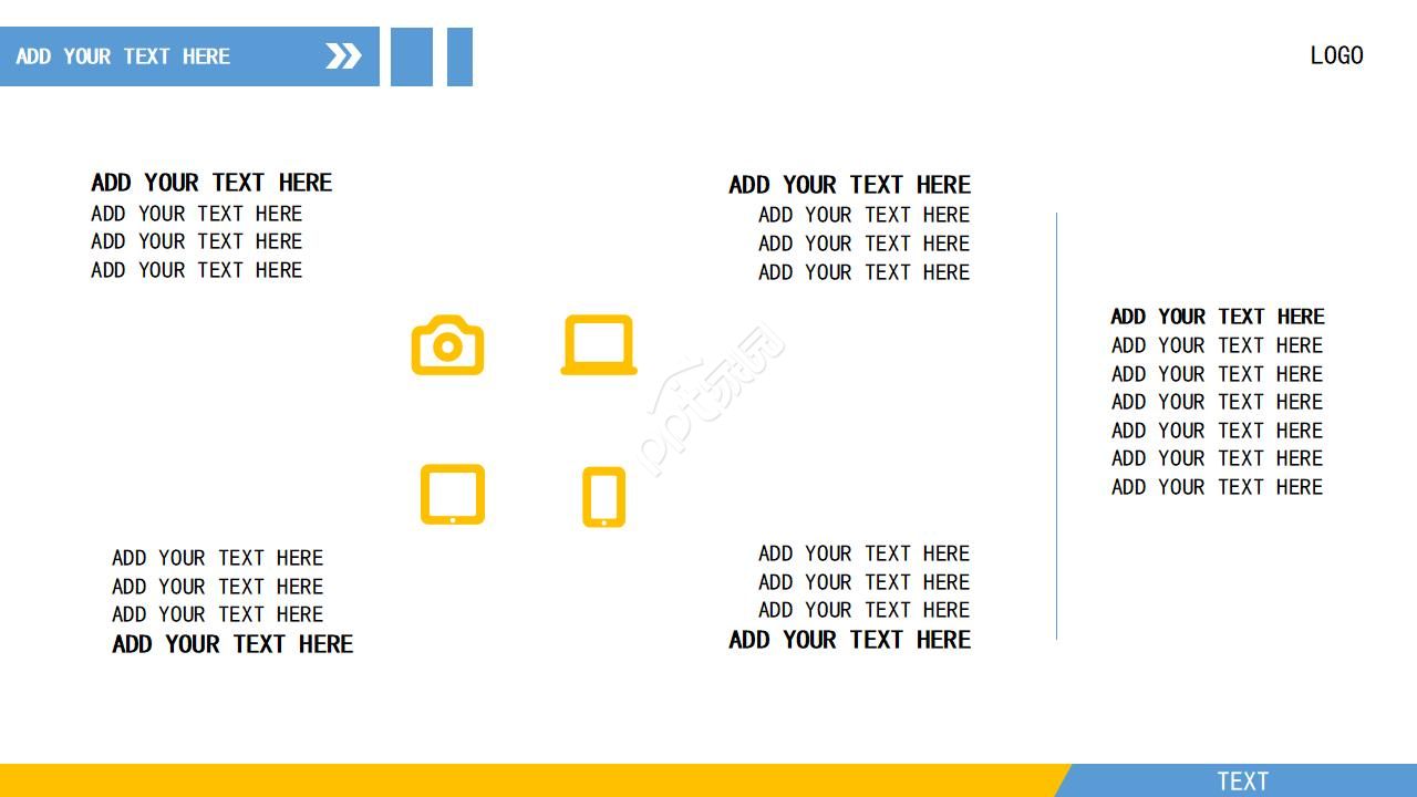 不规则图形边框卡通模板