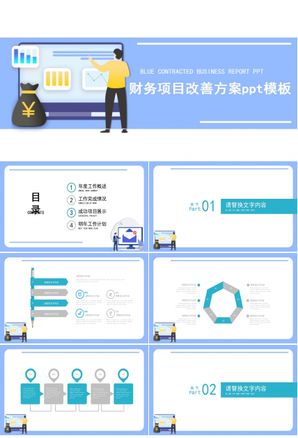 财务项目改善方案ppt模板
