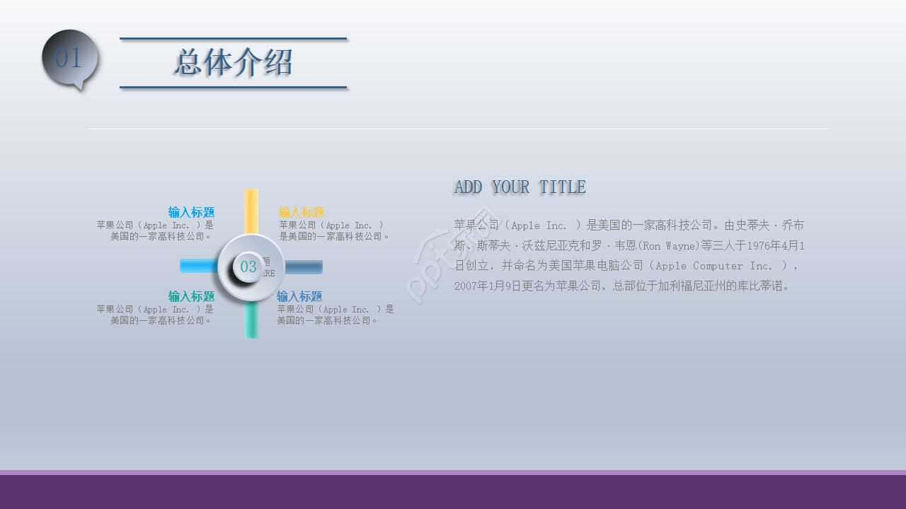 商务类PowerPoint模板