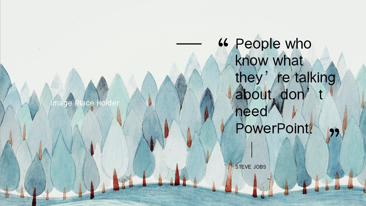 风景PPT模板冬天版