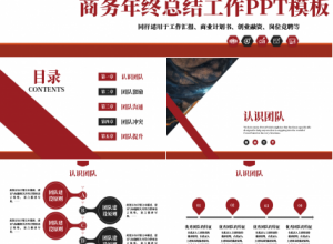商务年终工作总结ppt模板下载推荐