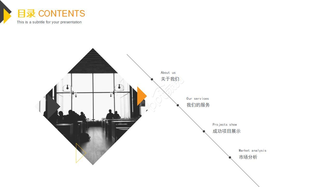 欧美风企业复工ppt模板
