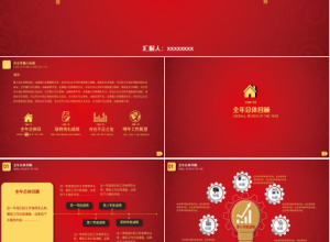 2022牛年新年计划暨年终工作总结ppt模板下载推荐
