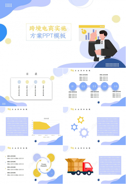 跨境电商实施方案ppt模板