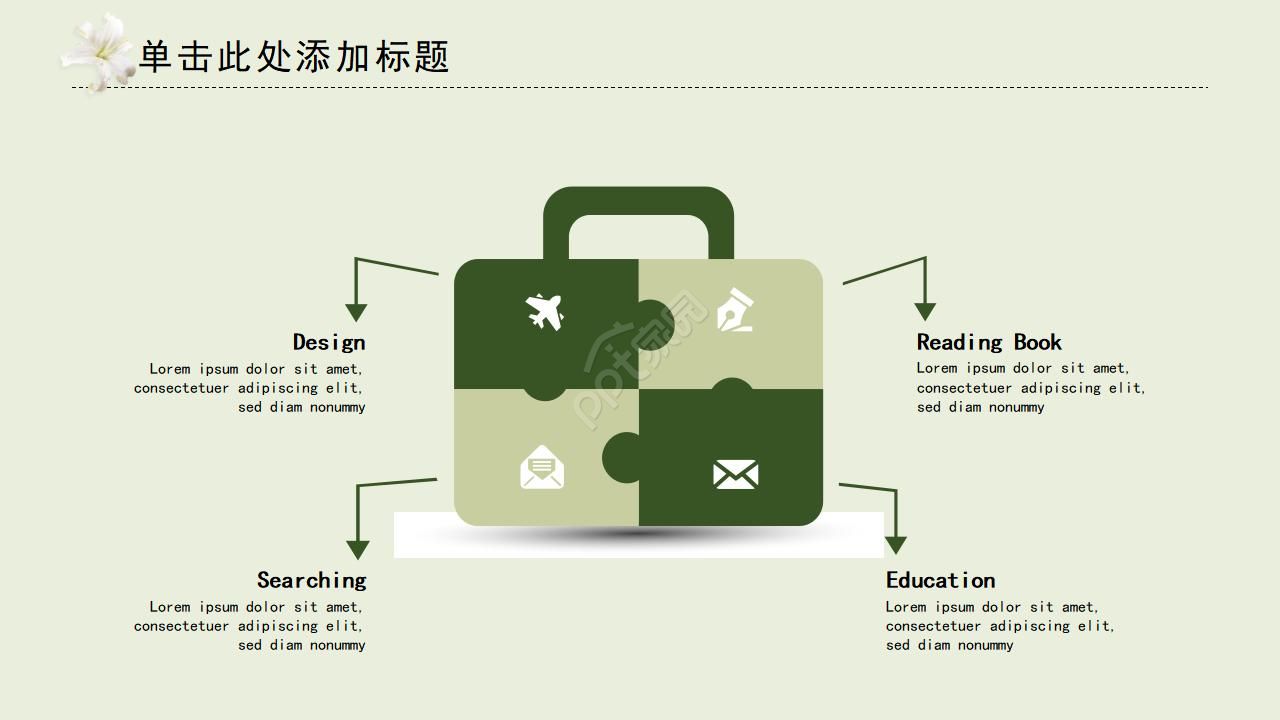 韩国商务精美专用PPT模板