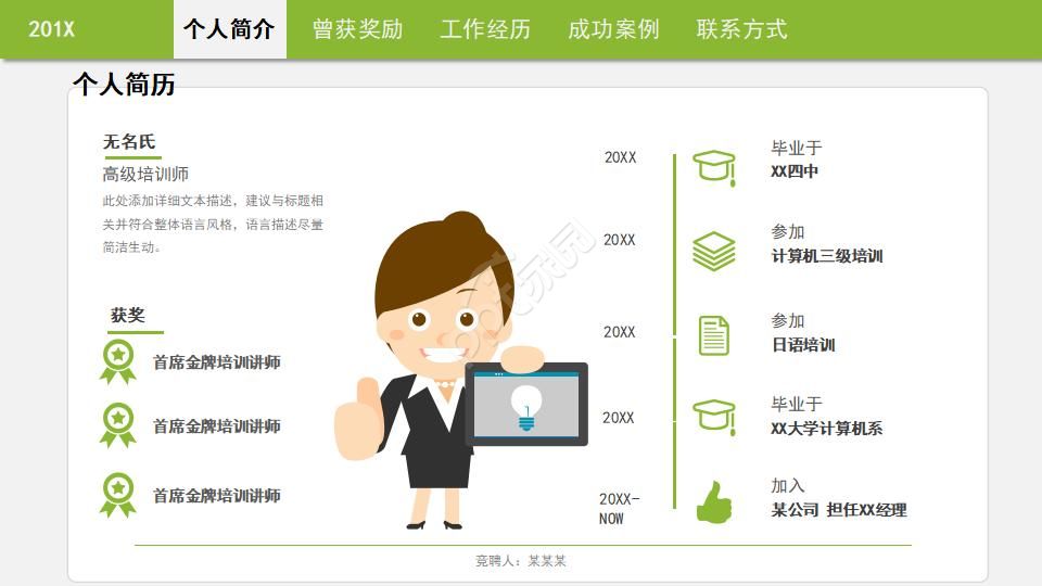 企业员工工作总结ppt模板