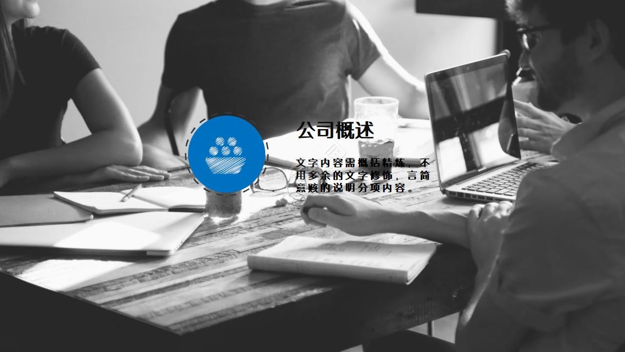 公司管理信息系统PPT模板