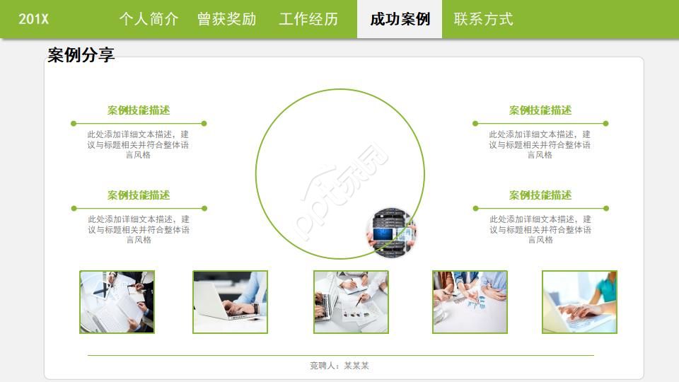 企业员工工作总结ppt模板