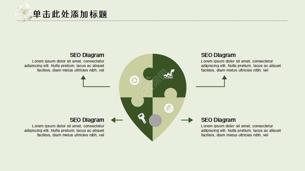 韩国商务精美专用PPT模板