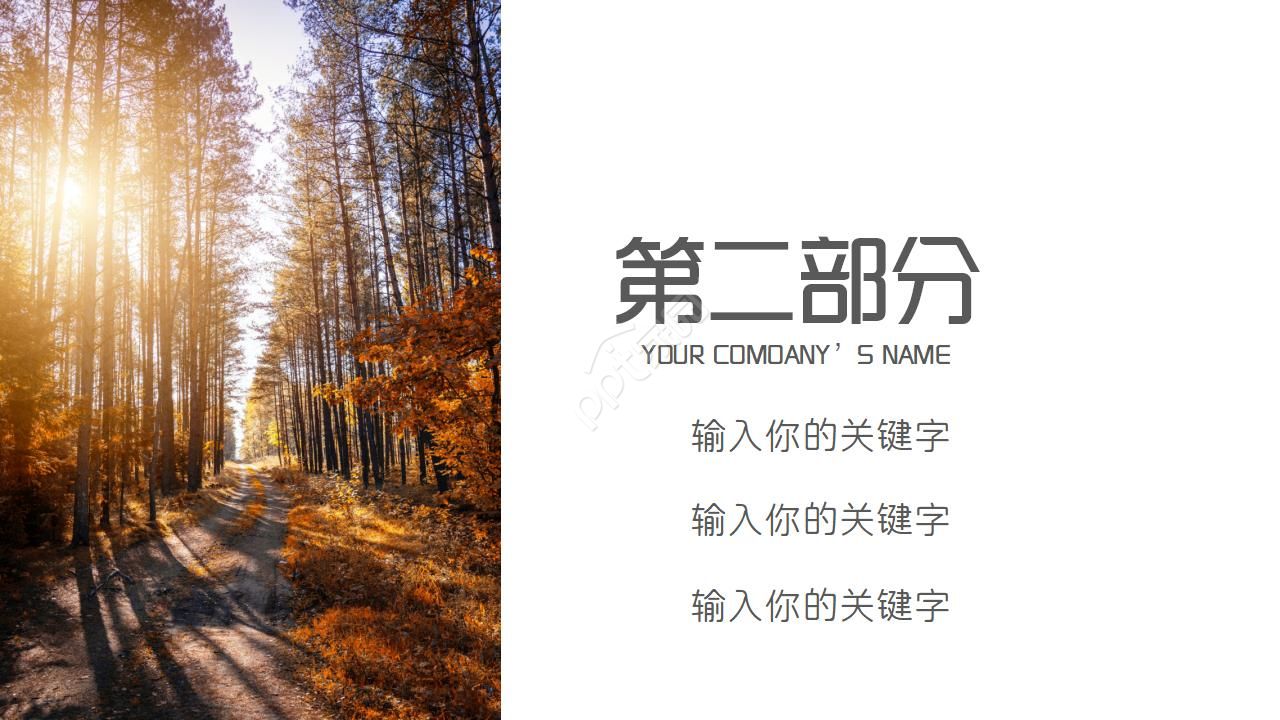 风景类PPT模板世界版图