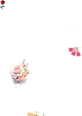 节日花卉通用PPT背景图模板