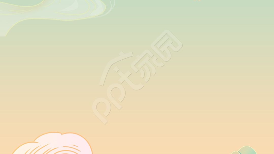 传统中国风飞鹤精美PPT背景图模板