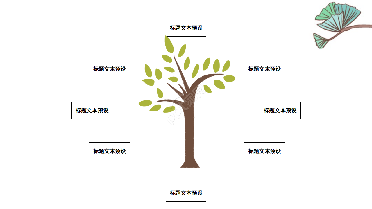 国外植物风景模板(生物适用)