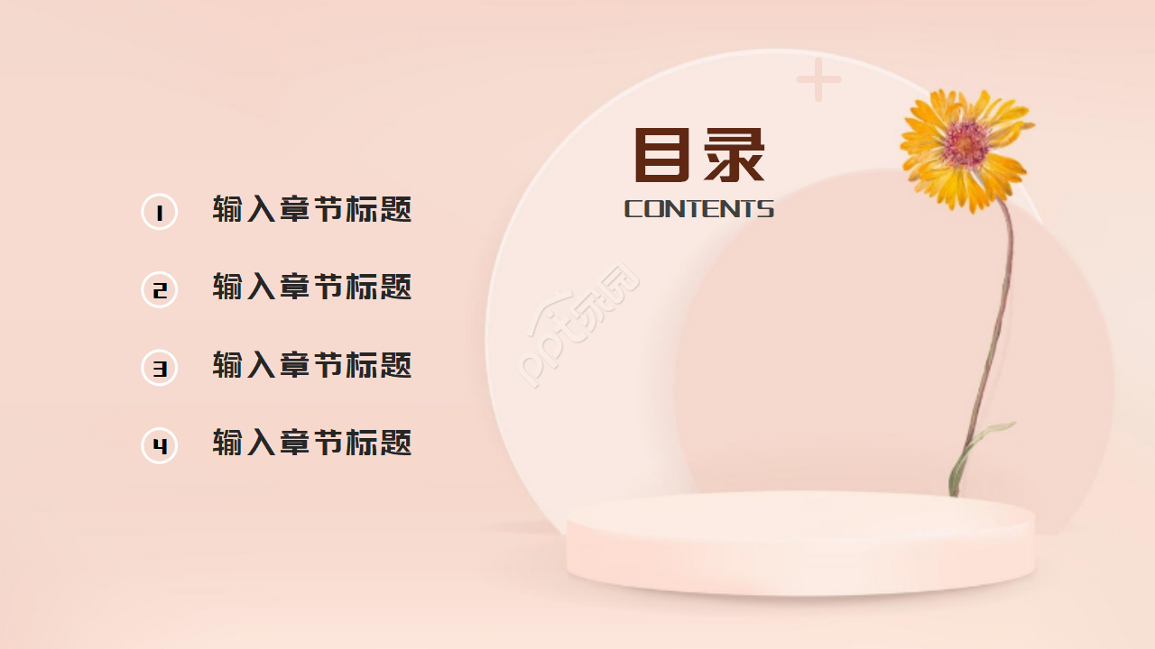 最新PPT模板-站台美女