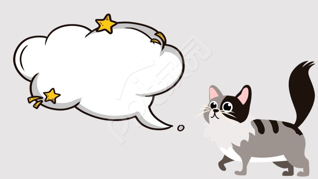 可爱动物陪朋友背景图模板