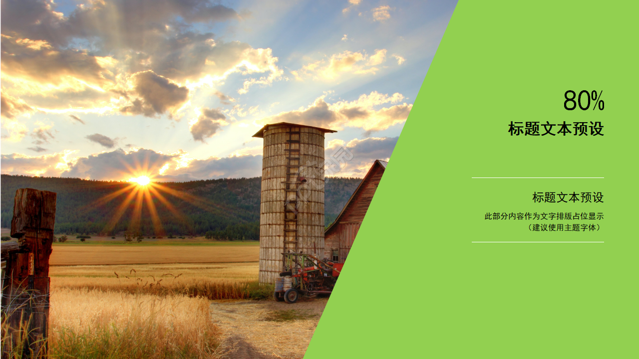 国外植物风景模板(生物适用)