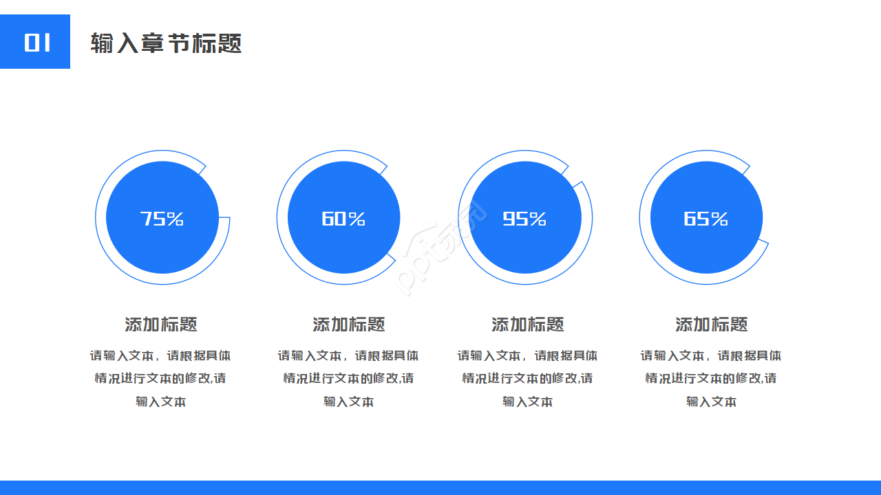 业务PPT模板之领域图表
