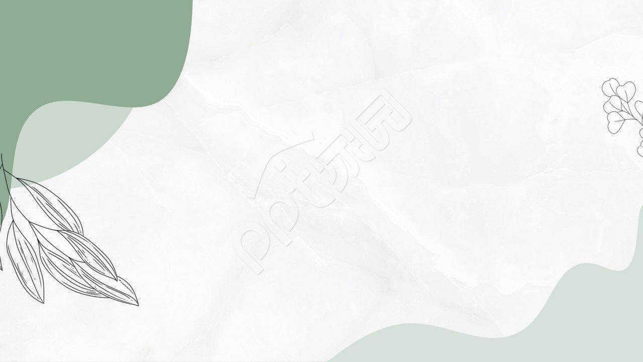 清新简约文艺ppt模板背景图片