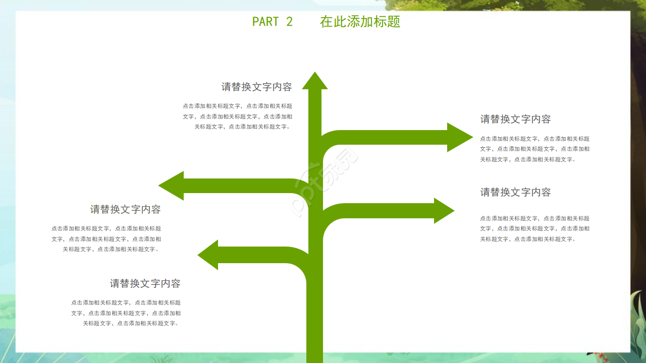 环保生态教育主题班会ppt模板