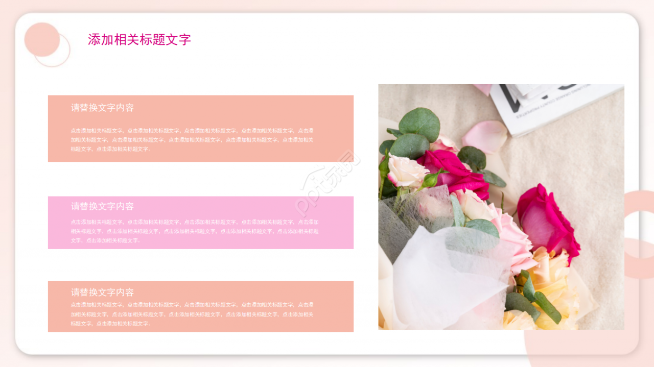 美容香菇PPT模板介绍