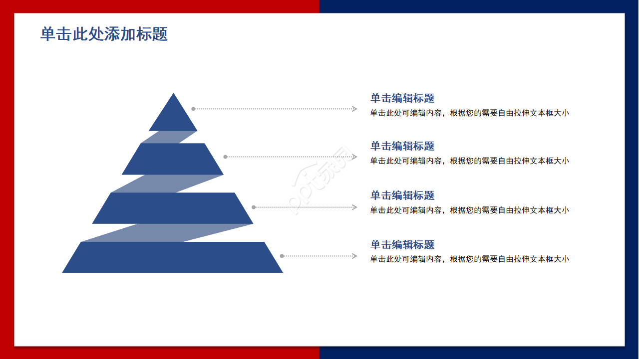 市场动态PPT模板评估指标