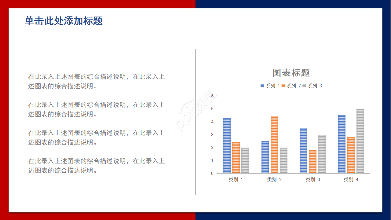 市场动态PPT模板评估指标