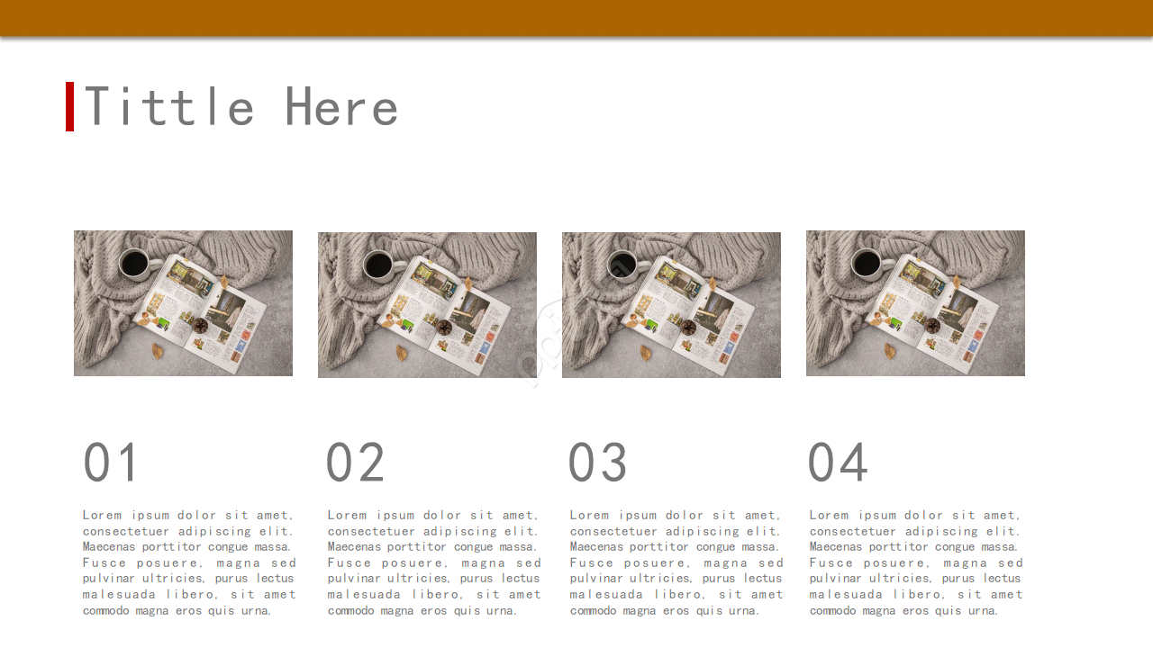 PPT模板-国外日落背景