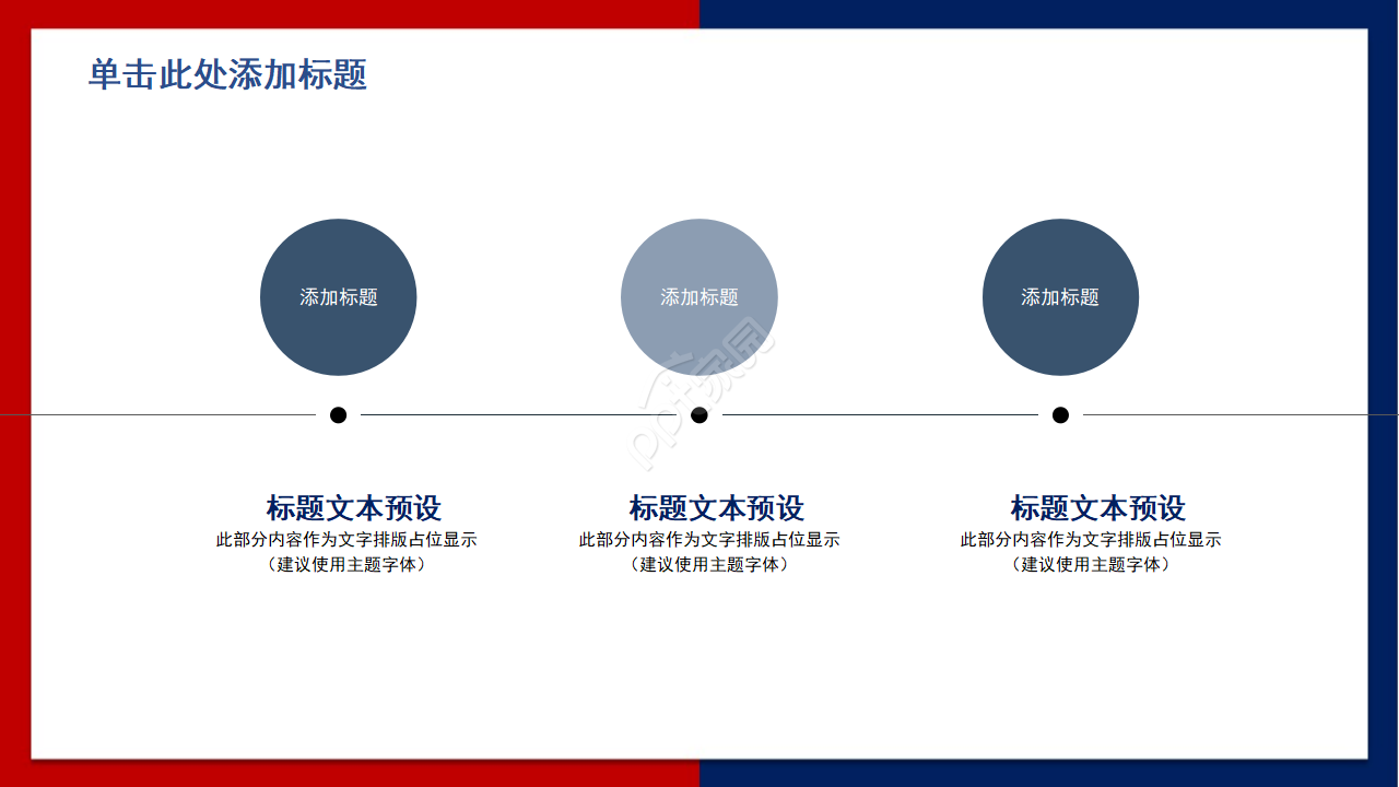 市场动态PPT模板评估指标