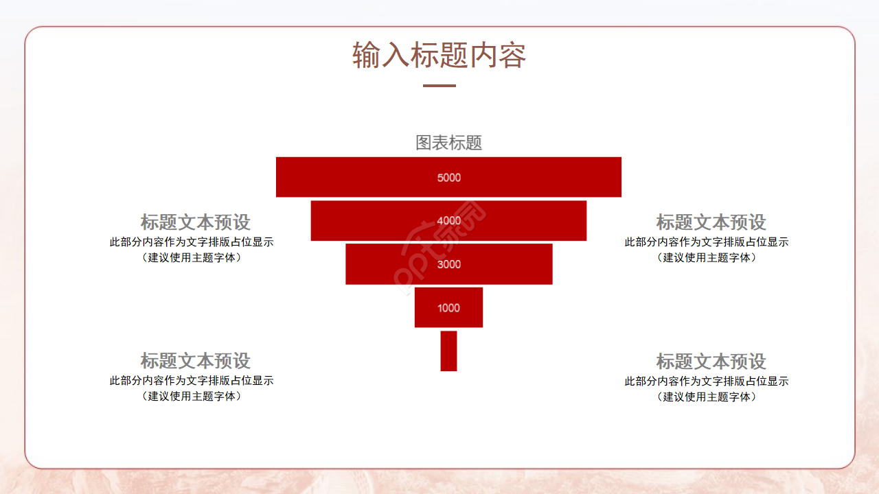 简单大气剪纸背景守初心担使命主题党政工作总结PPT模板