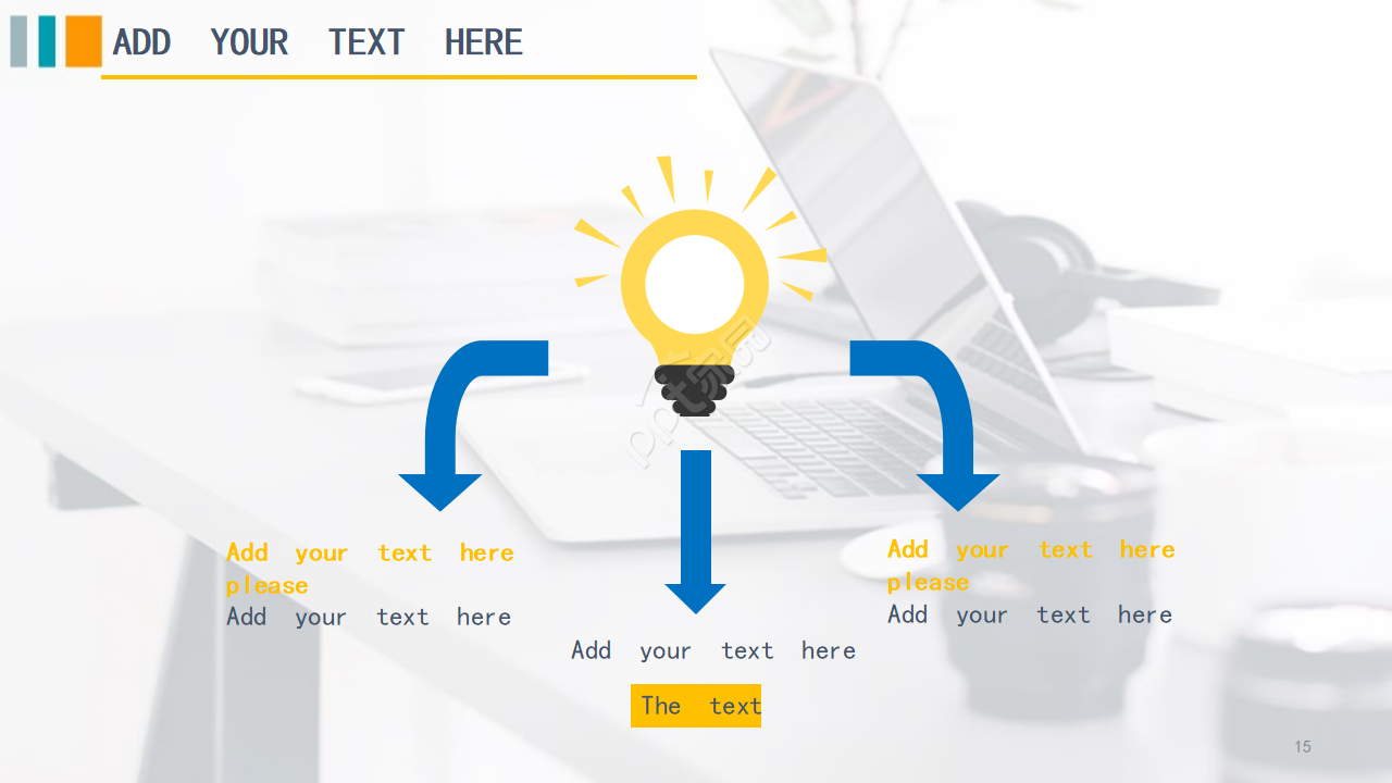 韩国风格商务PPT模版