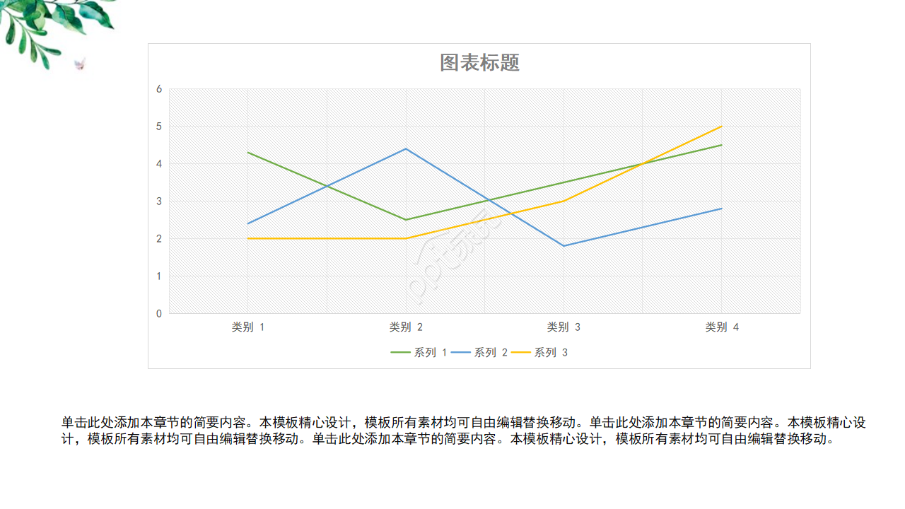 淡雅商业计划书PPT模板