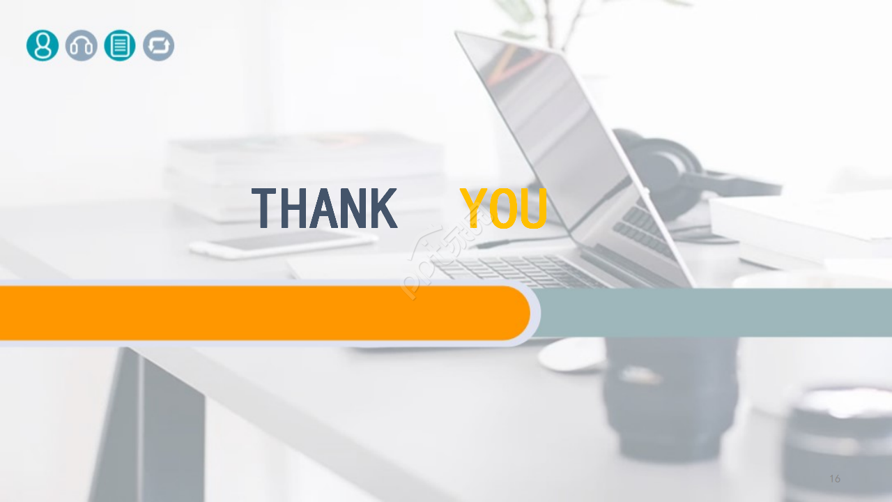 韩国风格商务PPT模版