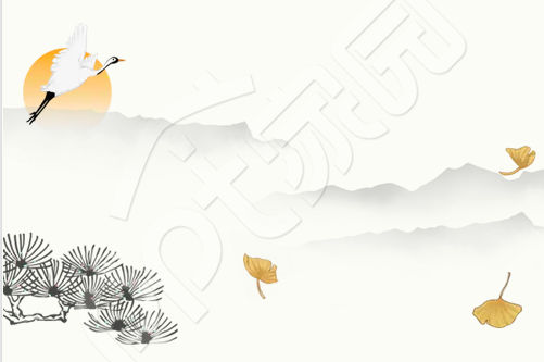 古代绘画PPT模板背景图片