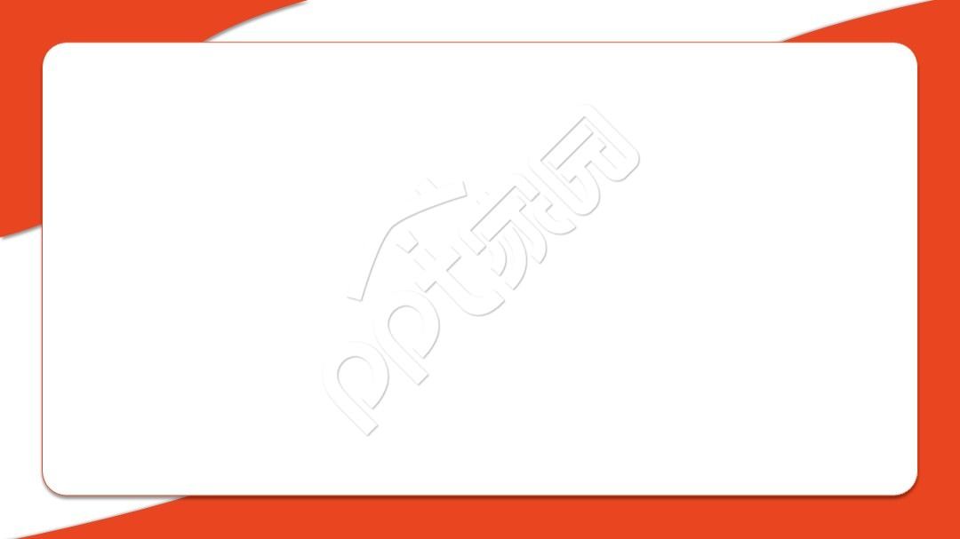 红色人物手绘卡通ppt模板背景图片