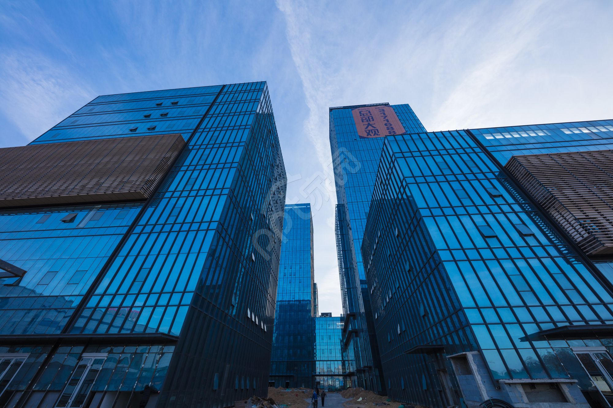 建筑风简约ppt背景图