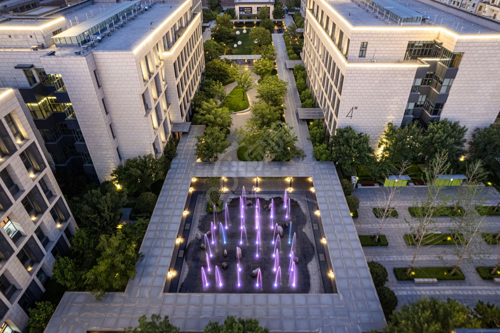 写字楼商业楼房房屋建筑ppt背景图片