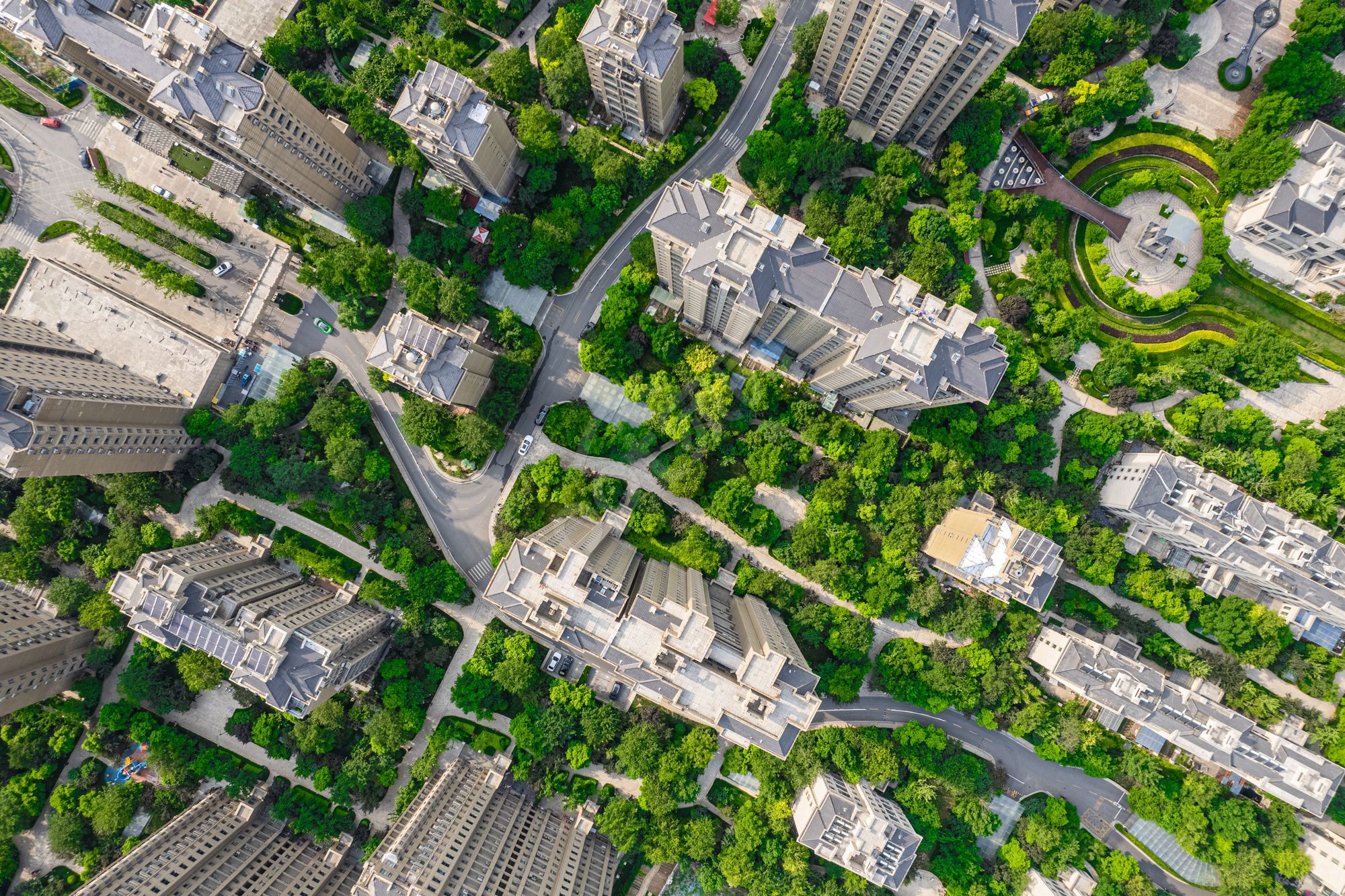 城市建筑项目策划商务汇报PPT背景图片