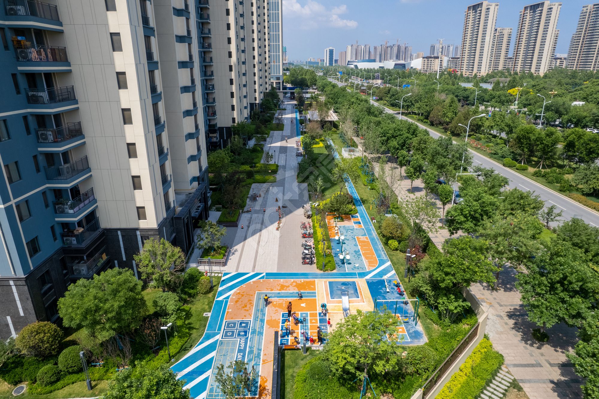 城市建筑项目策划商务汇报PPT背景图片