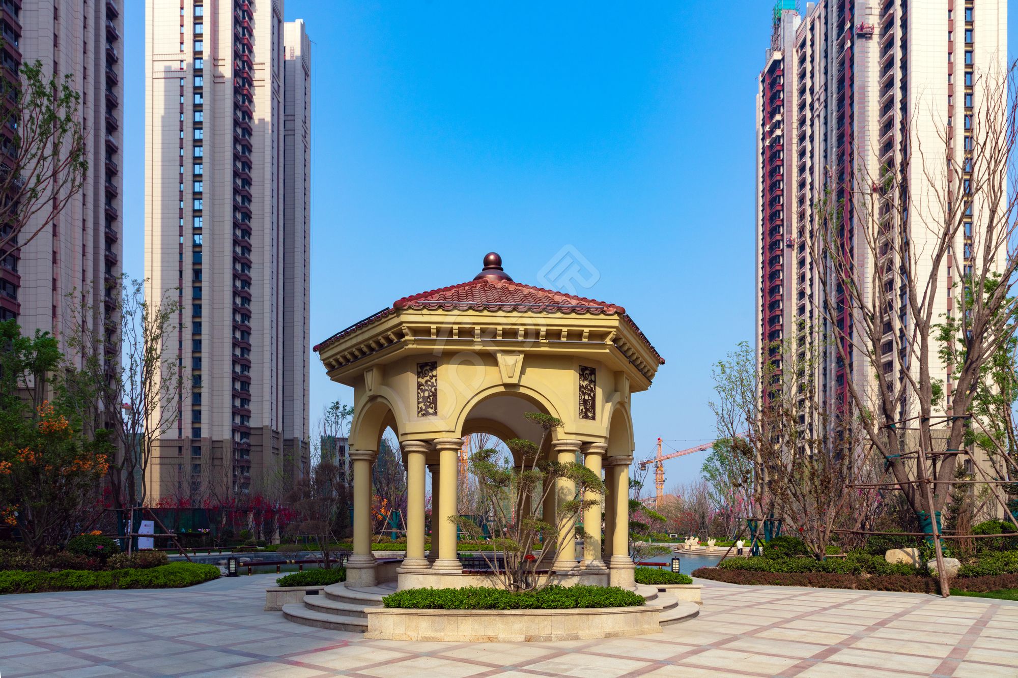 高清建筑ppt模板图片