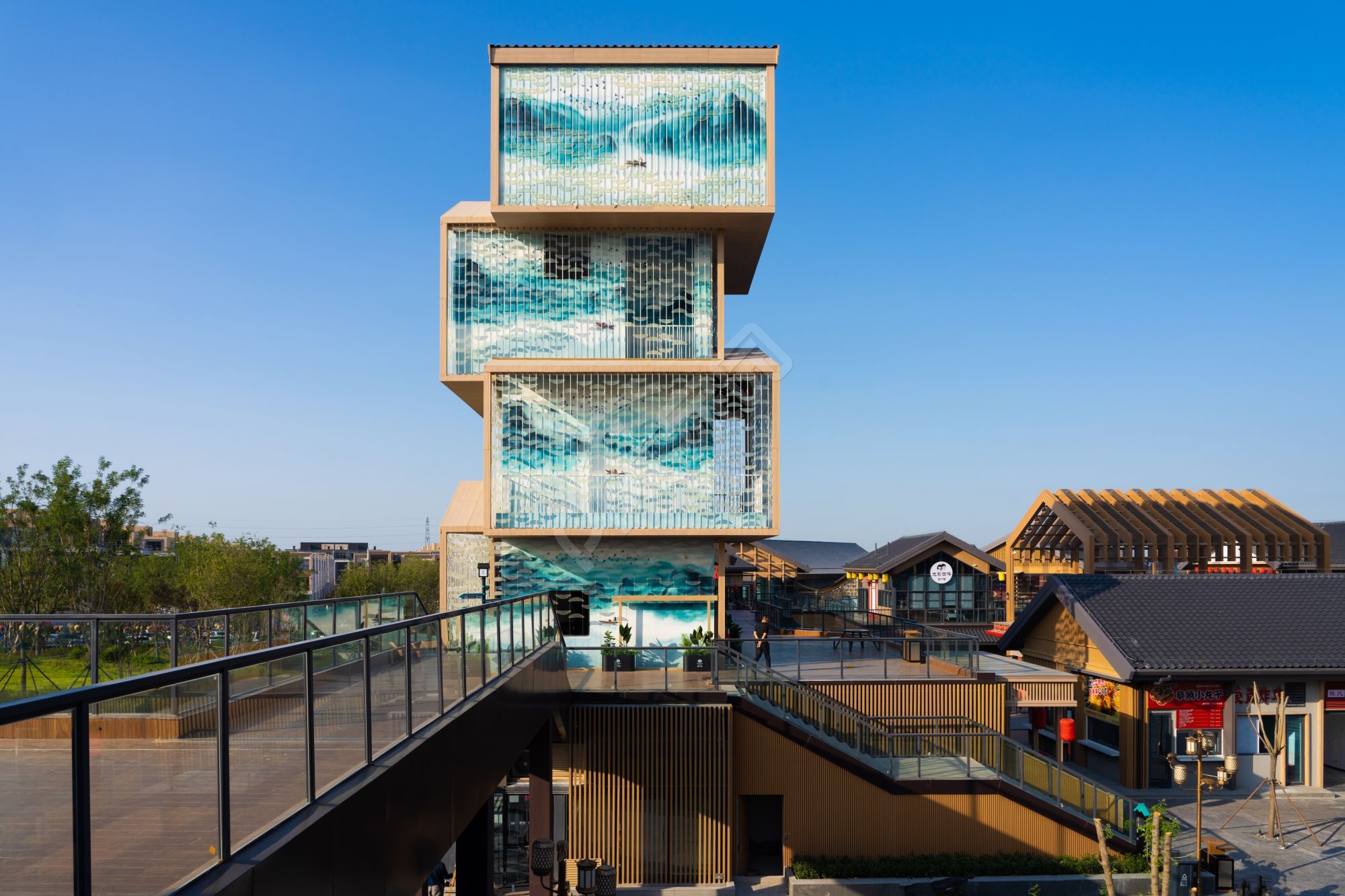 古风建筑园林风景商务PPT高清大图