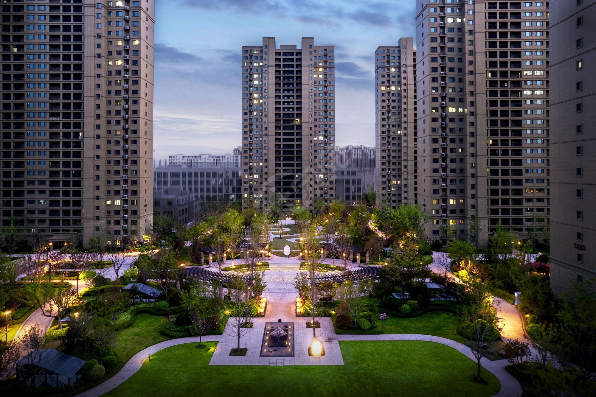 住宅建筑居住建筑居住建筑ppt背景图片