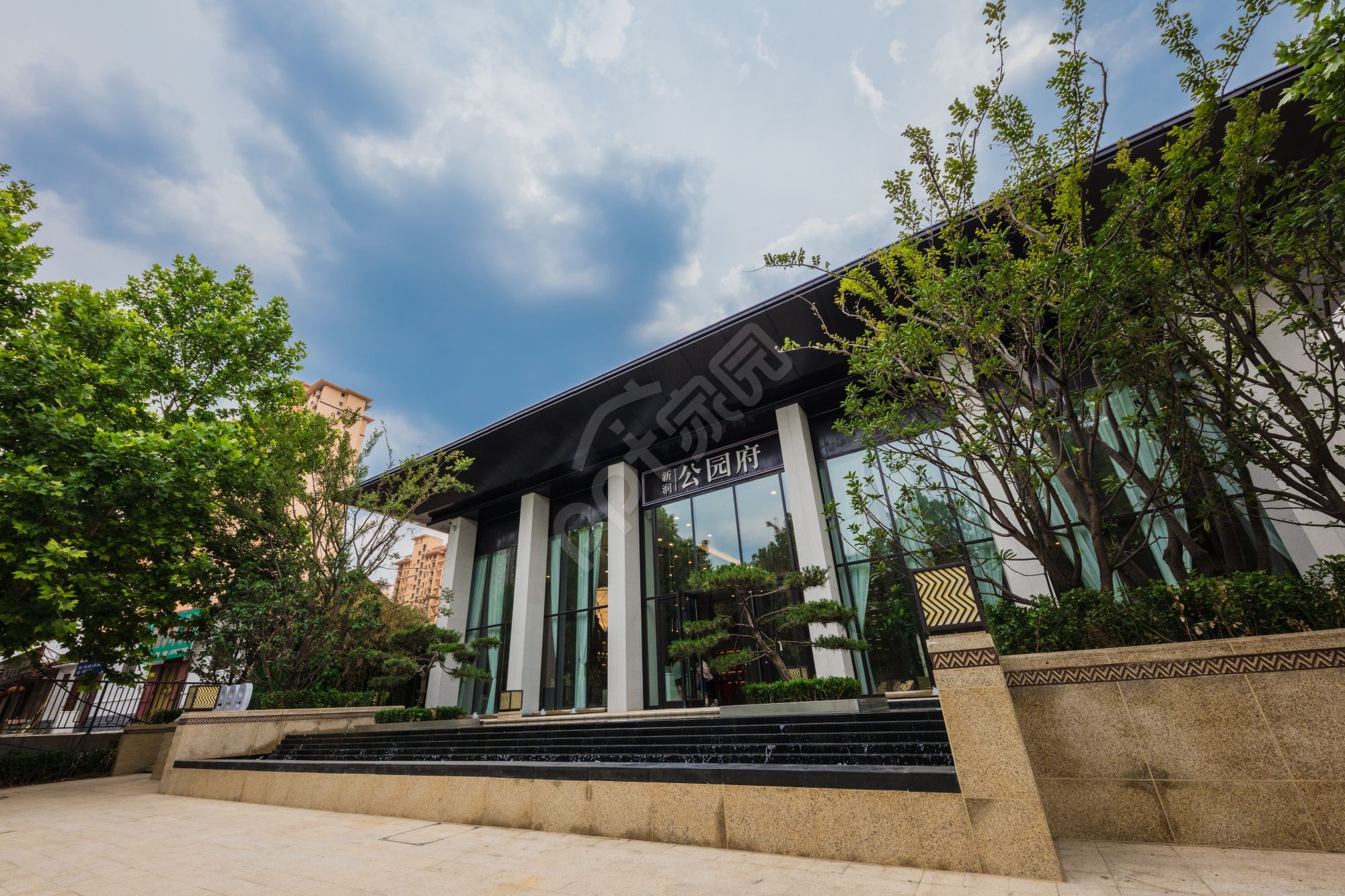 商业建筑商业建筑设计商业大厦ppt背景图片