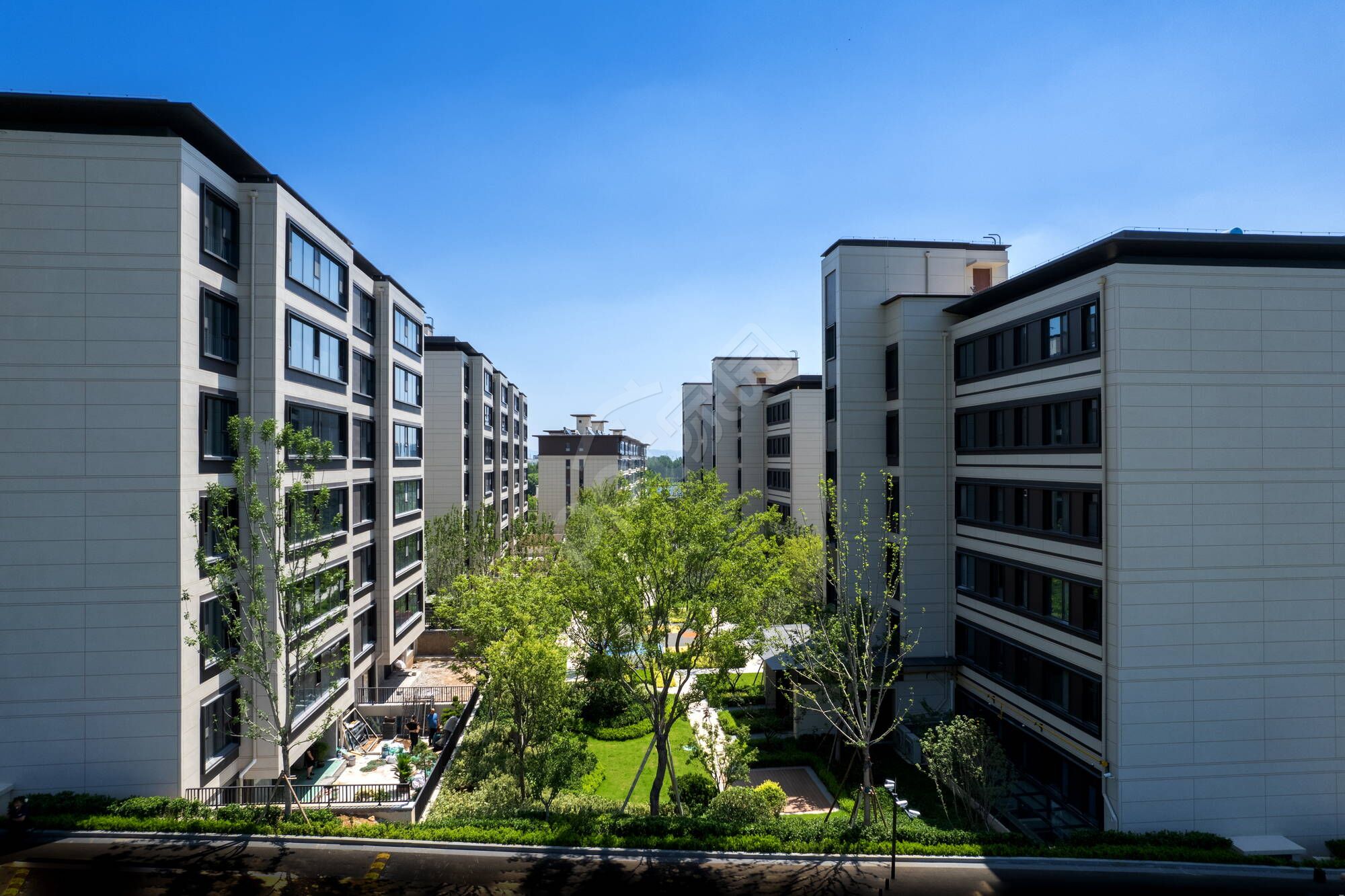 现代建筑建筑工程高层建筑ppt背景图片