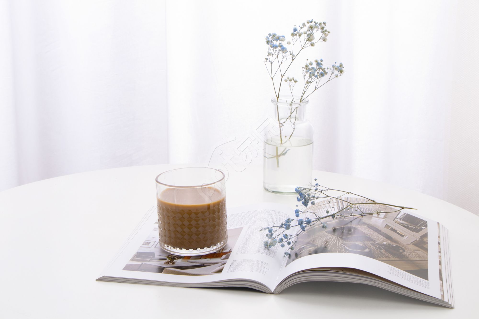 精致生活特调咖啡下午茶高清PPT背景图片