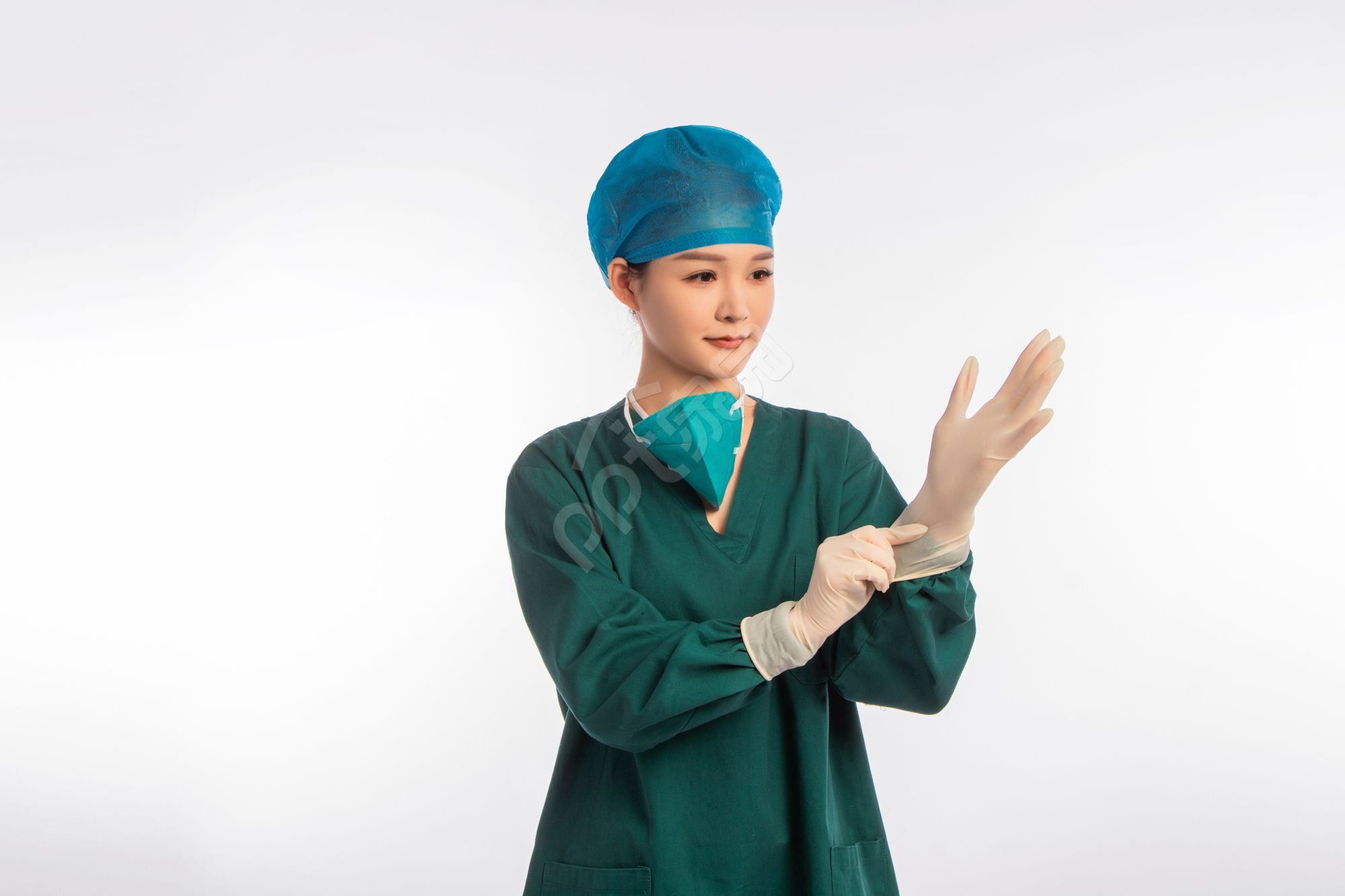 医生检查ppt素材