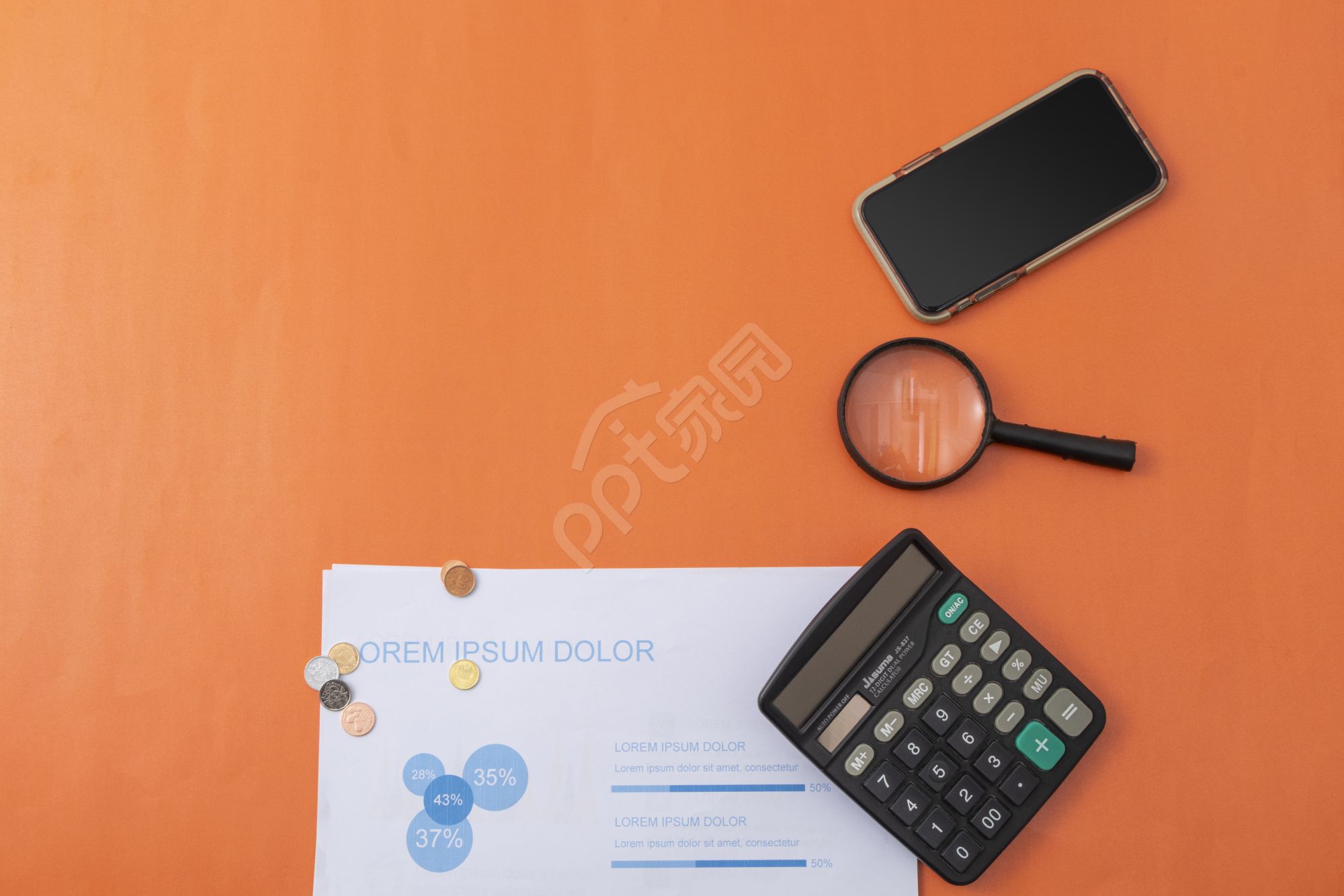 夏季商务ppt背景图片