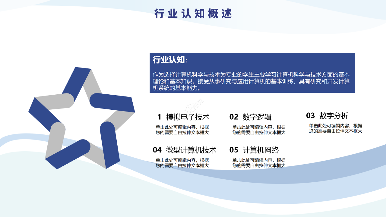 简约商务风员工岗位竞聘个人求职竞聘报告ppt模板