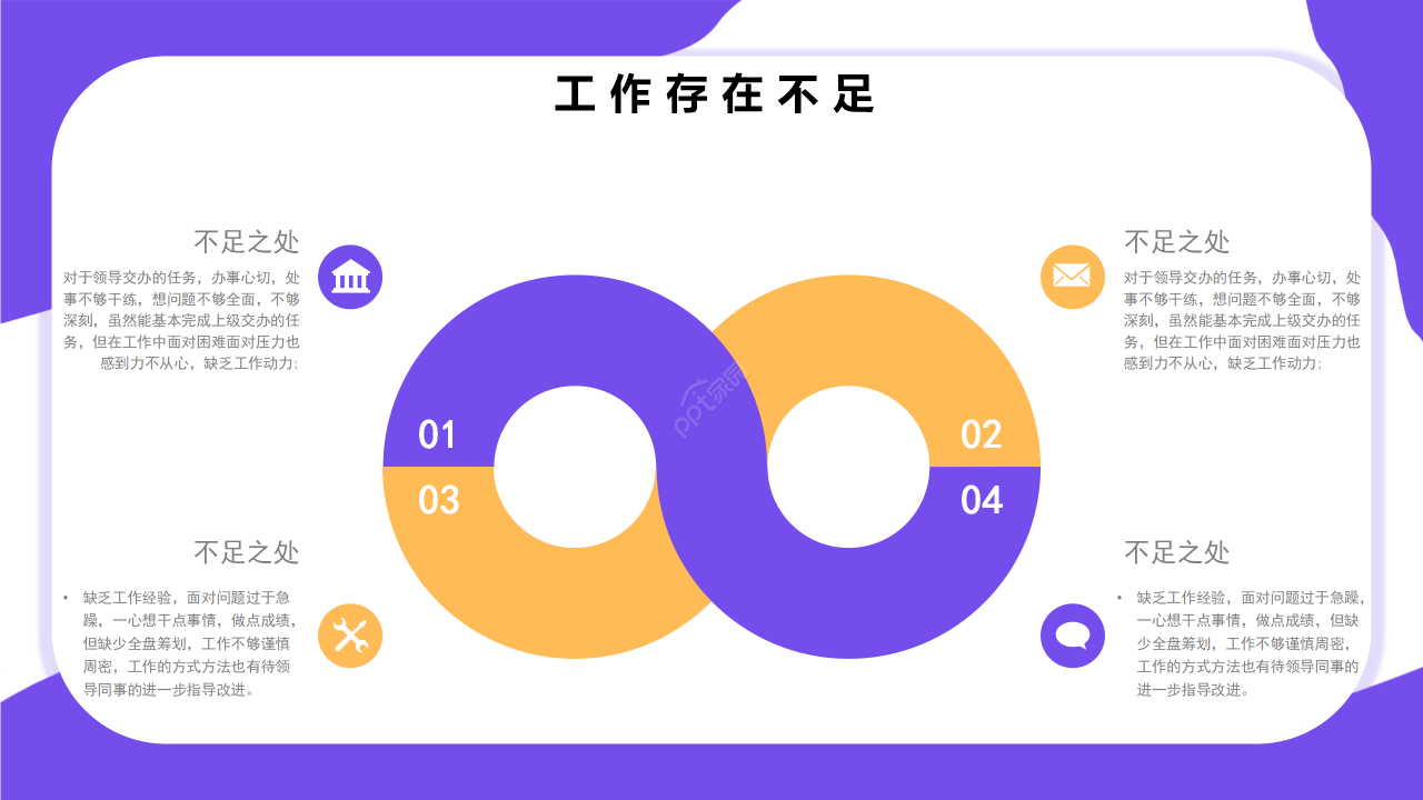 小清新手绘个人年终述职报告工作总结ppt模板