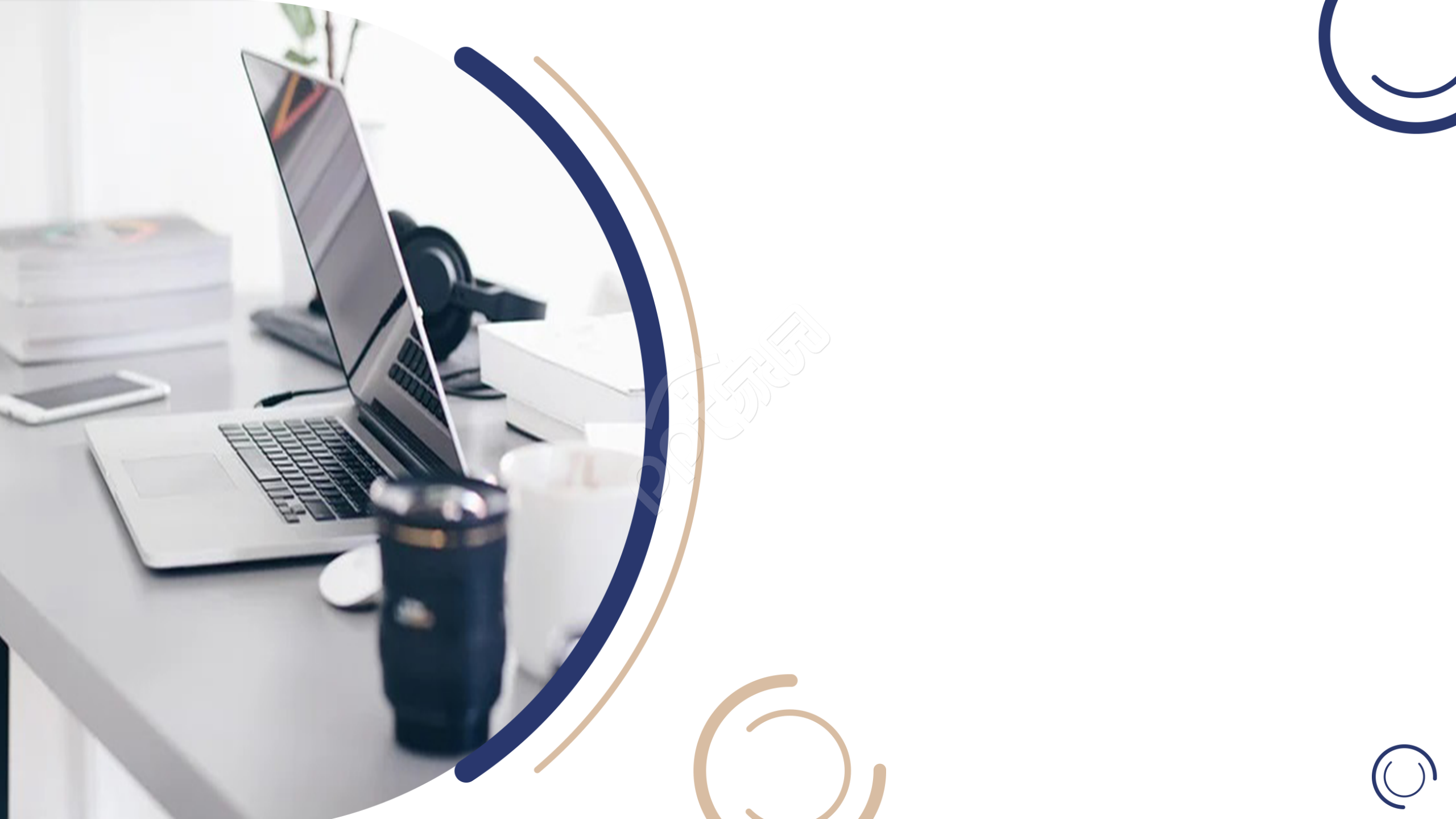 蓝色商务ppt背景图