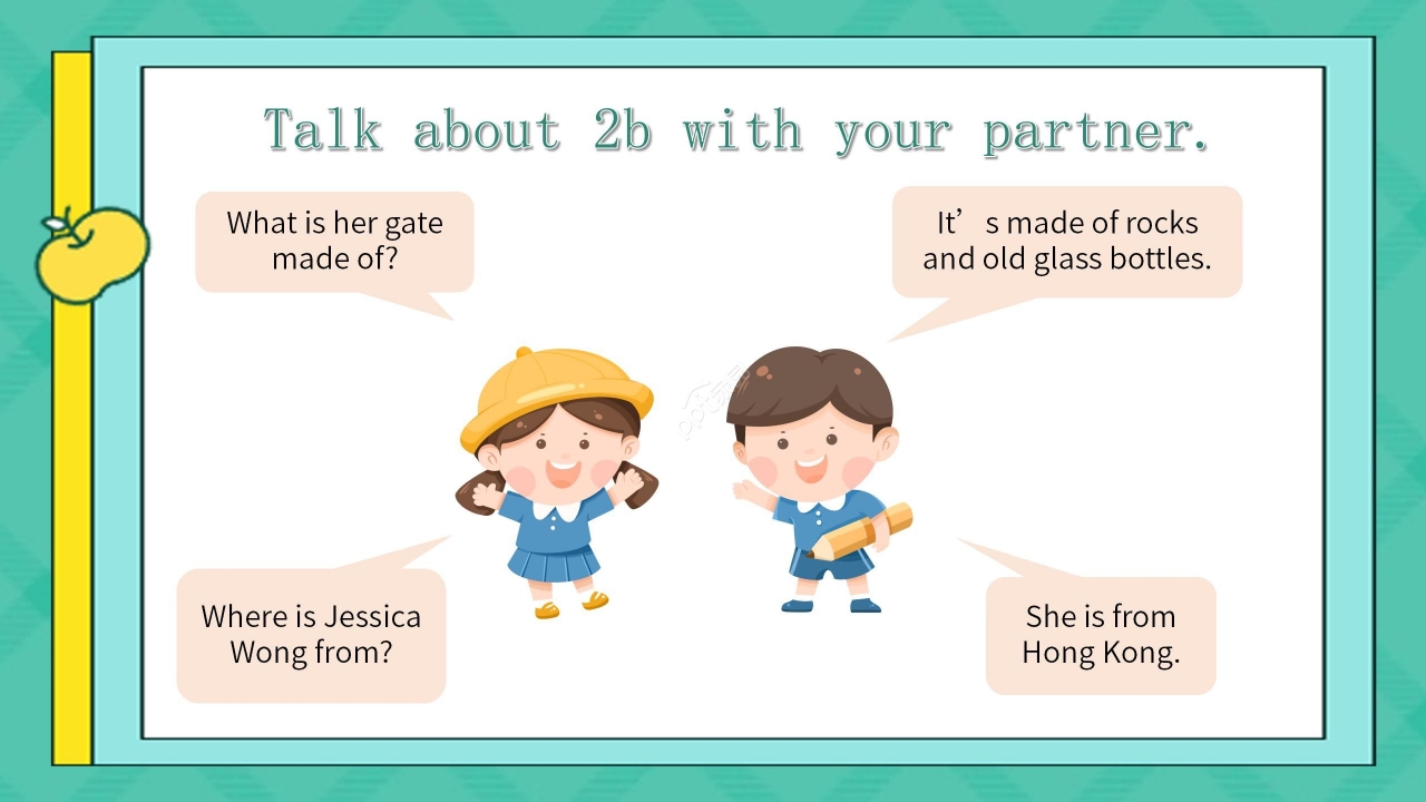 绿色淡雅英语教学PPT课件